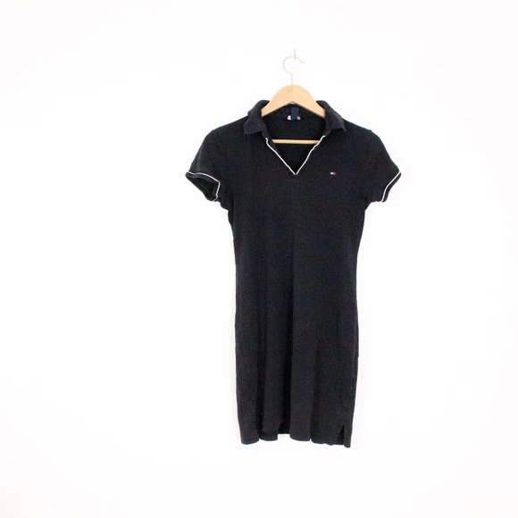 *Tommy Hilfiger Mini Black Polo Dress - Picture 3 of 10